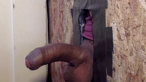 Married Uncut Trucker with a Big Mexican Weiner Drops by to Unload at Glory Hole
