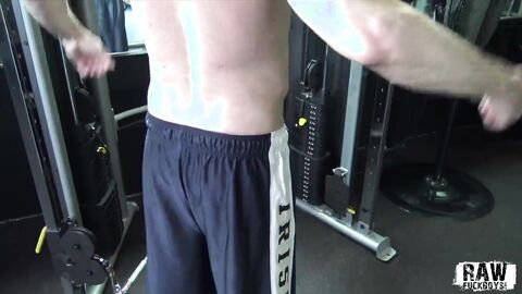 Daddy Jerks Off Dick Solo After Workout