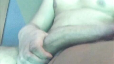 Huge Dick Webcam Solo by a Hung Amateur Stud