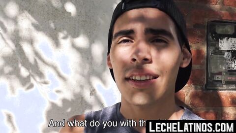LecheLatinos.com - Latino's wild pickup sex ends with a raw fuck and a jizz-covered f