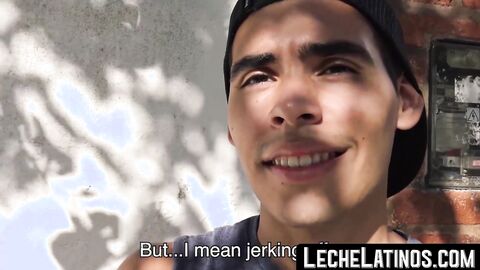 LecheLatinos.com - Latino's wild pickup sex ends with a raw fuck and a jizz-covered f