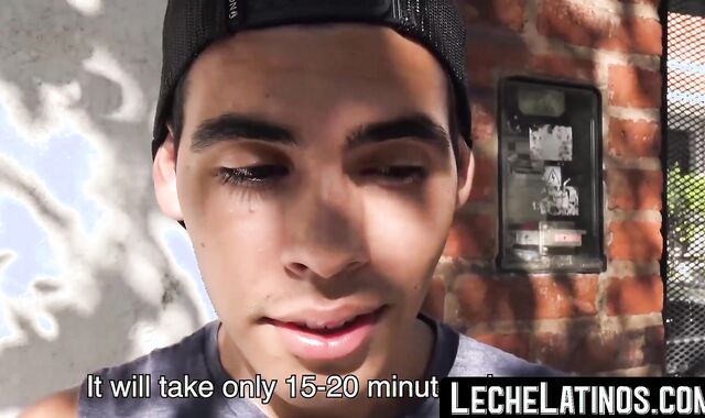 LecheLatinos.com - Latino's wild pickup sex ends with a raw fuck and a jizz-covered f