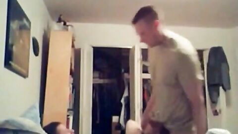 Muscular Army Hunks Bareback Fuck