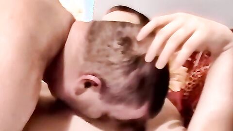 Twinks barebacking and cumming after blowjob and jerking off