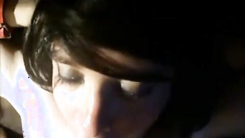 Big-cock Daddy Gets a Deep Blowjob from Amateur Crossdresser