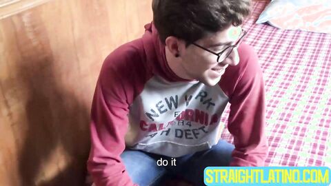 Alluring guy Arthur Joseph sways boredom by masturbating his hungry cock