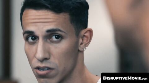 DisruptiveMovie.com - Des Irez deepthroats landlord Brandon Anderson's huge dick to p