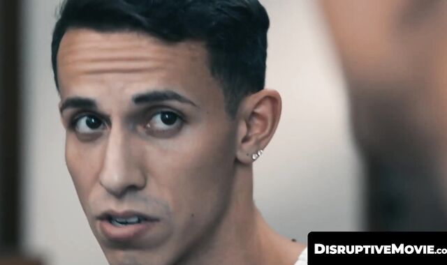DisruptiveMovie.com - Des Irez deepthroats landlord Brandon Anderson's huge dick to p