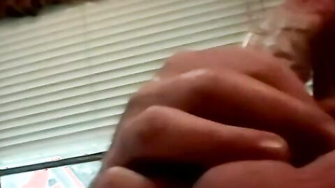 Amateurs have good time lying next to each other jerking off
