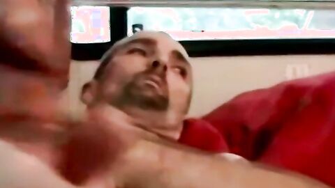 Amateurs have good time lying next to each other jerking off
