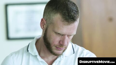 DisruptiveMovie.com - Doctor Brian Bonds raw anal stretches twink Trevor Harris' tigh