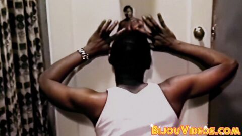 Horny and hungry Dwight Antoine sucked a big dick until it gives him cum