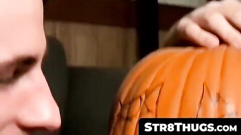 Str8Thugs.com - Billy and Chain having a special treat on a Halloween night in duo pl