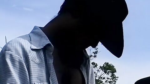 Hardcore chainsmoking and cock jerking by horny Devon and two other bad studs