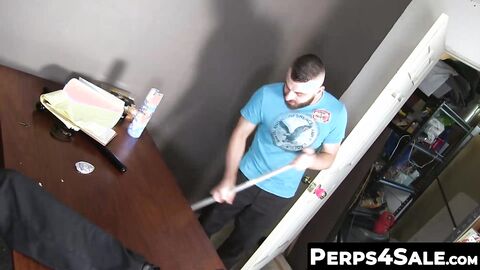 Hot Black Cops raw dogged and drilled hard naughty bearded crook