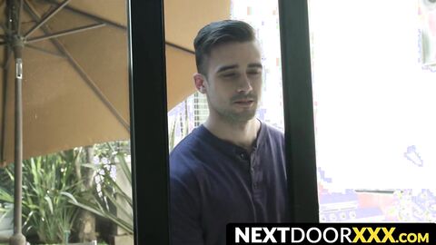 NextDoorXXX.com - Muscular jock barebacks his hot neighbor next door