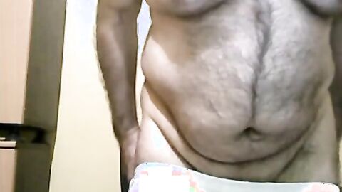 Grandpa's Webcam Masturbation Show