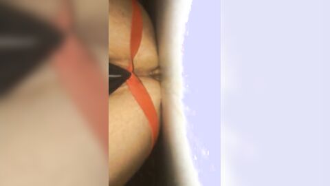 Cummy Hole Penetrated by a Skinny Sex Toy