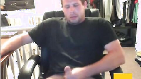 Straight Guy Masturbates on Webcam and Cums