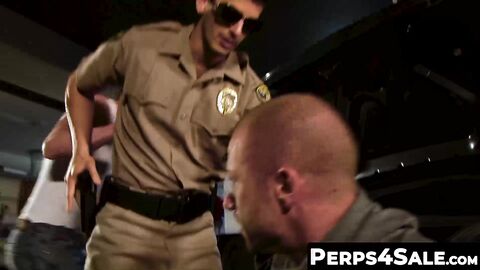 Sexy Jock Perp Fucked Hard and Rough by Hunky Tatted Guards