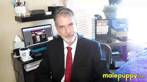 Richard Lennox asks you to lick his feet before unzipping your pants for a foot job