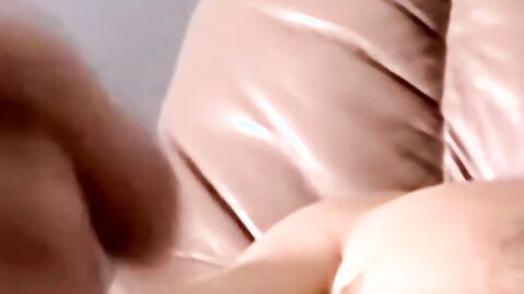 Young athletic amateur strokes his big dick and unloads jizz