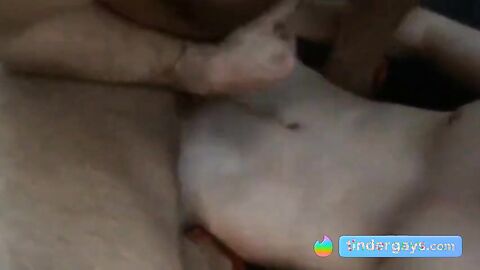 Amateur Bareback Threesome with Big Cocks