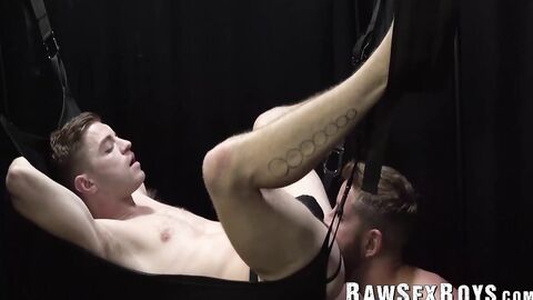 Johnny Ford is rock hard while plowing his adorable bottom lover Tom Bentley