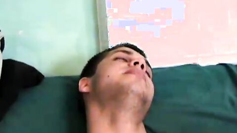 Black twink and his buddy team up to dominate and fuck a short haired girl