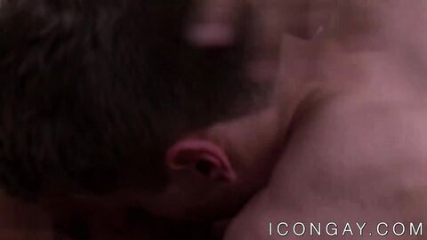 Older guy shoves his thick cock in younger boyfriends ass