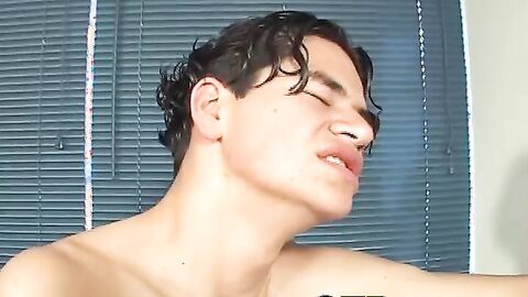Twink Angel takes Cesars rock hard dick up his hot asshole