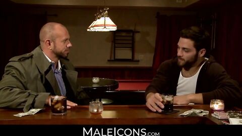 MaleIcons.com - wild Tommy likes to drill his big dick into Matt's tight hole with f