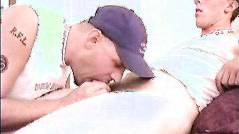 Str8Seduction.com - Beefy hunk enjoys sucking that fat hairy prick with passion