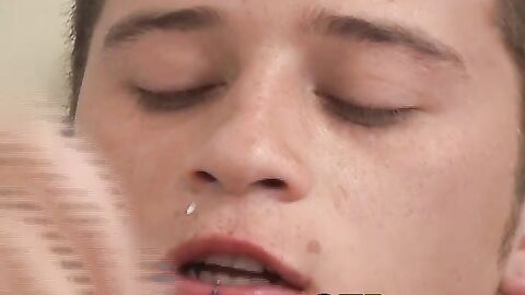 Pedro takes a break from painting jerking off his twink dick