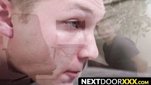 NextDoorXXX.com - Bottom jock's ass swatted and barebacked by pervy cops