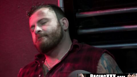 RagingXXX.com - A muscular hunk impales a handsome black dude with his big dick