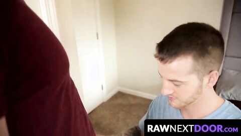 RawNextDoor.com - Quentin Gainz gives Derrick Dime the bareback fuck of his life