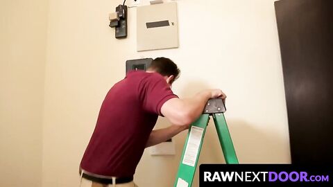 RawNextDoor.com - Lance Taylor shoves it hard and raw into Brandon Moore's hungry hol