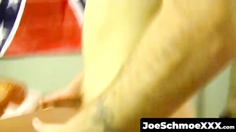 JoeSchmoeXXX.com - Straight dude Nick fucks asshole bareback style and cums hard
