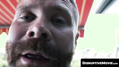 DisruptiveMovie.com - Daddy Cain Marko wrecks twink Isaac Parker's tight ass with his