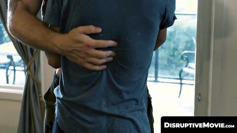 DisruptiveMovie.com - Daddy Cain Marko wrecks twink Isaac Parker's tight ass with his