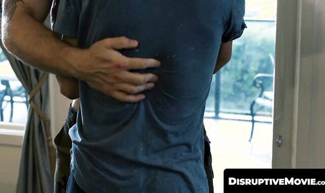 DisruptiveMovie.com - Daddy Cain Marko wrecks twink Isaac Parker's tight ass with his