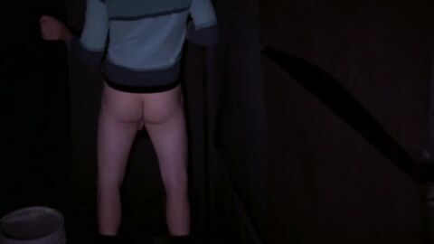 Slutty Zander Lane slurps a big dick before bending over for bareback sex