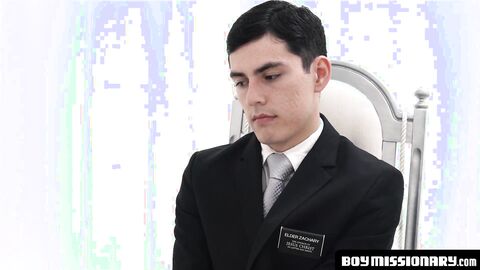 BoyMissionary.com - Twinkie's divine, sacred handjob session with his mature, authori