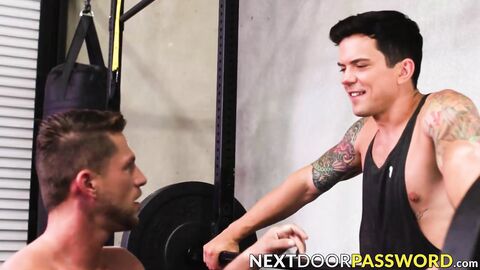 Hulky Roman Todd cum in the mouth of Tattooed Dakota Payne after their steamy love se