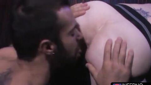 InfernoDungeon.com - Muscular sub rimmed and fist-fucked by a dominant hunk
