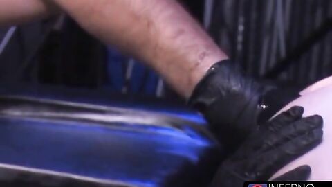 InfernoDungeon.com - Muscular sub rimmed and fist-fucked by a dominant hunk
