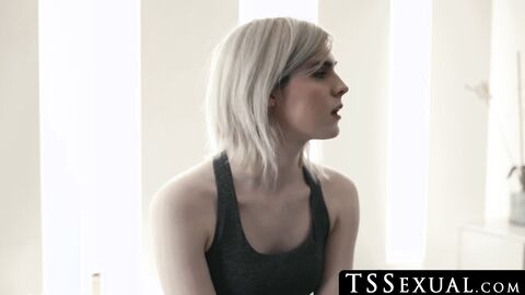 TSSexual.com - Ella Hollywood's sensual massage turns into raw passionate sex