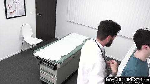 Gorgeous Dakota Lovell gets his ass an personal injection from horny doctor Chris Dam