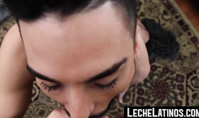 LecheLatinos.com - Stunning young Latino barebacked by a stranger in a raw, intense f